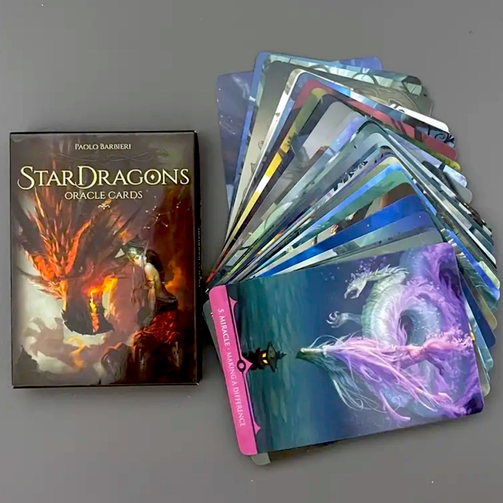 Paolo Barbieri's StarDragons Oracle: Journey to a Realm of Fantasy Tarot Cards